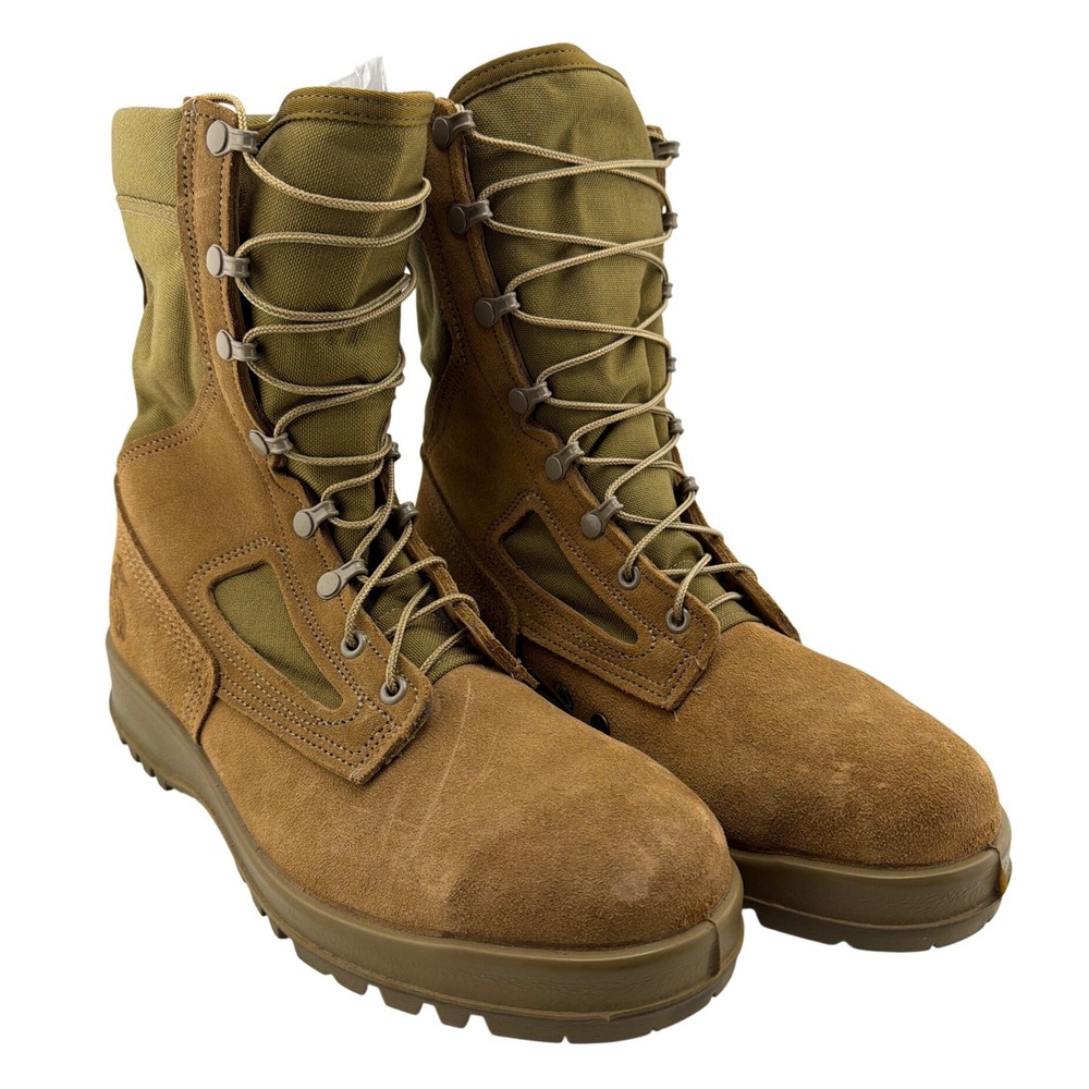 Belleville 550 ST Combat Boots Mens 11 R Tan USMC Steel Toe Tactical NWOT'S